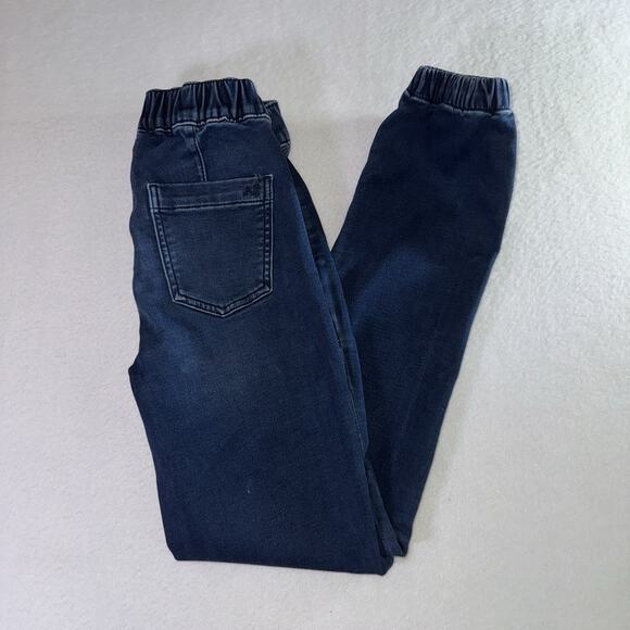 American Eagle Jeans Womens Size 000 Next Level Stretch Elastic Waist Cuff 22x27 - Picture 1 of 16